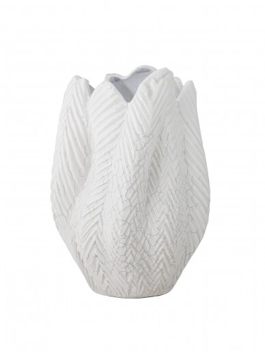 Vaza BESA | Balta spalva - 26 cm