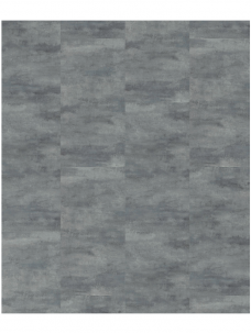 Barth & Co vinilo plytelės | Cement dark grey spalva - 480 x 950 x 2.0/0.5 mm / 33 klasė