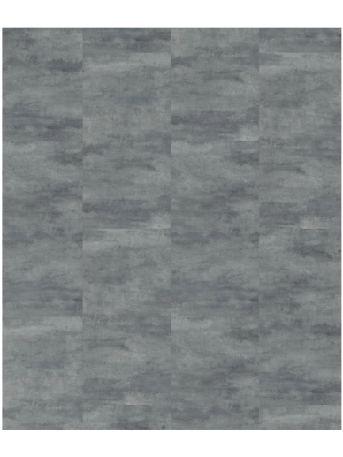 Barth & Co vinilo plytelės | Cement dark grey spalva - 480 x 950 x 2.0/0.5 mm / 33 klasė