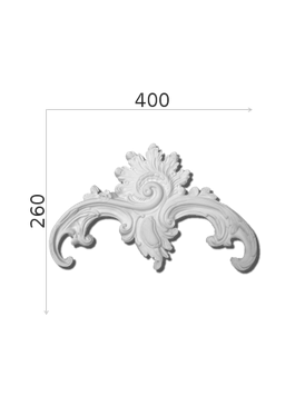 Dekoro elementas 260/400DMC-18