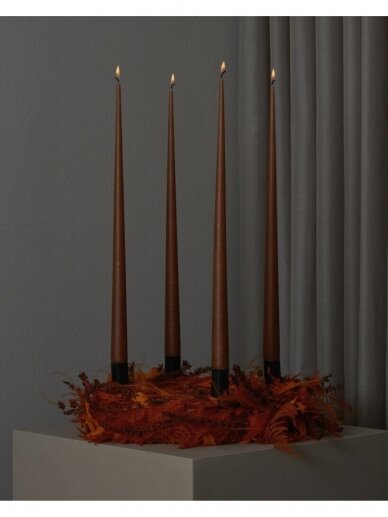 Ester & Erik įsmeigiami plonų žvakių laikikliai 4 vnt. | 1,5 cm 1