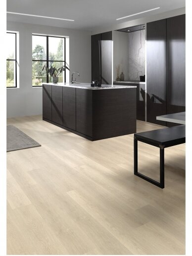 Ivalo vinilo grindys | Amaranth spalva - 1.213 x 176 x 5/0.55 mm / 33 klasė 2