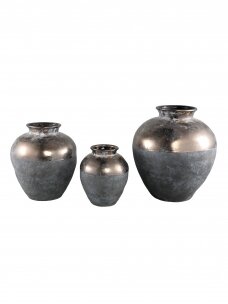 IZZY BRONZE keramikinė vaza | 33 cm