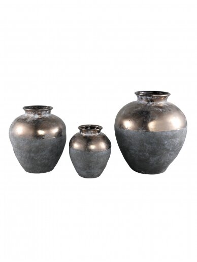 IZZY BRONZE keramikinė vaza | 42 cm 1