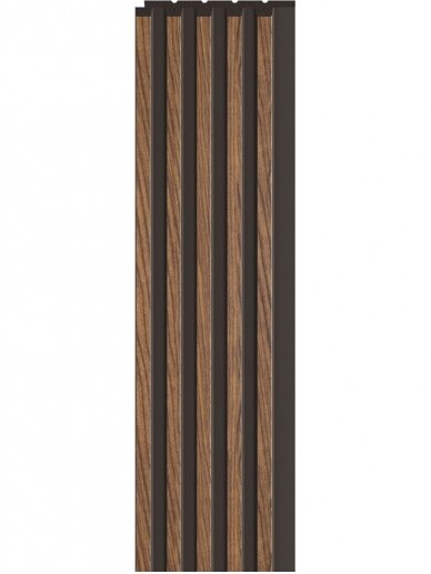 Linerio S line lamelių sienelė 2650 x 122 mm | Mocca spalva