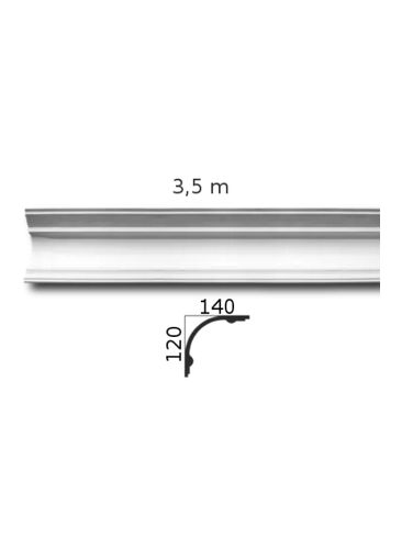 Lubinis karnizas 140/120FP16