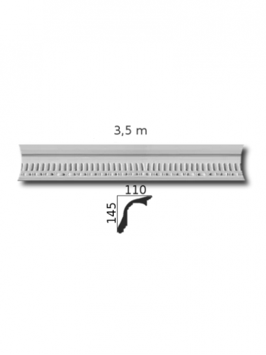 Lubinis karnizas 110/145FC20