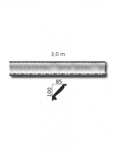 Lubinis karnizas 85/100FC14