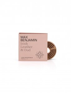 "Max Benjamin" kvapo automobiliui papildymas - Irish leather & oud aromatas
