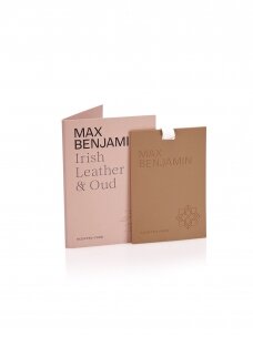 "Max Benjamin" aromatinė kortelė - Irish leather & oud aromatas