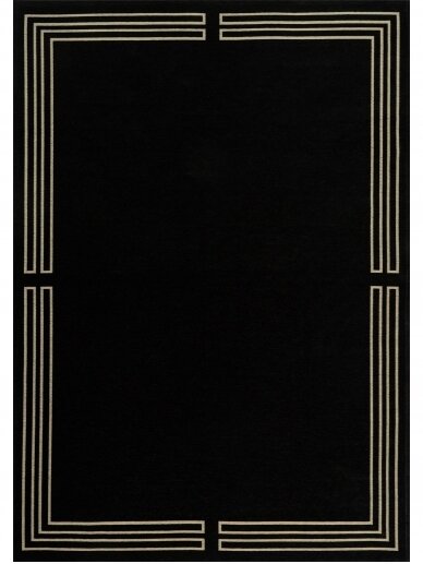 ART DECO KILIMAS | ROYAL BLACK