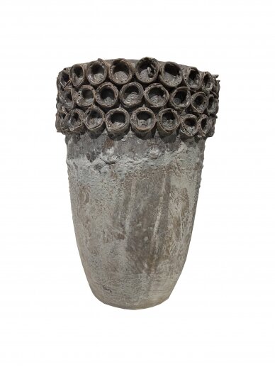 MORENO GREY keramikinė vaza | 35 cm