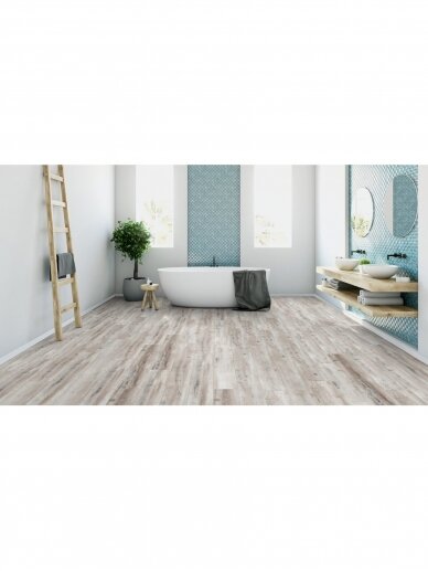 TerHurne Dureco laminatas | Classic linija | A01 Pine antique silver spalva - 1.285 x 192 x 12 mm / 33 klasė 3