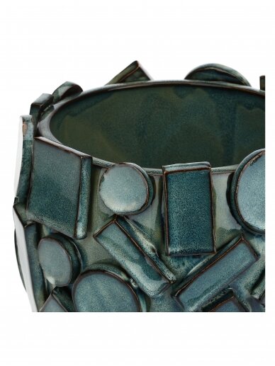 Scomposto blue keramikinė vaza | 13.5 cm 2