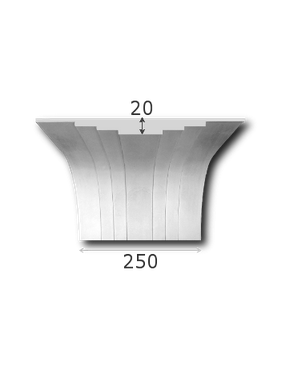 Sieninės juostos kampas 250/20NNLP-15