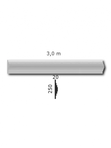 Sieninė juosta 20/250LLP15