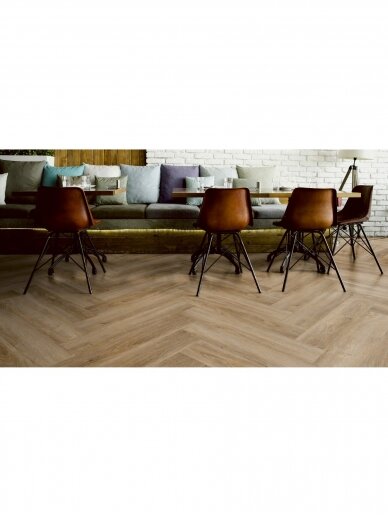 Ter Hurne LVT PERFORM vinilo grindys eglute | Oak Malaga spalva - 743 x 145 x 6/0.55 mm / 33 klasė 3