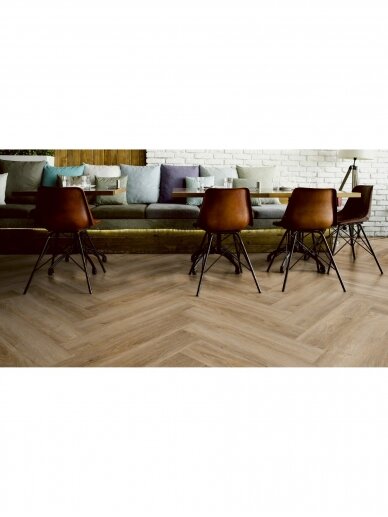 Ter Hurne LVT PRO vinilo grindys eglute | Oak Malaga spalva - 749.3 x 149.9 x 2.5/0.55 mm / 33 klasė 3