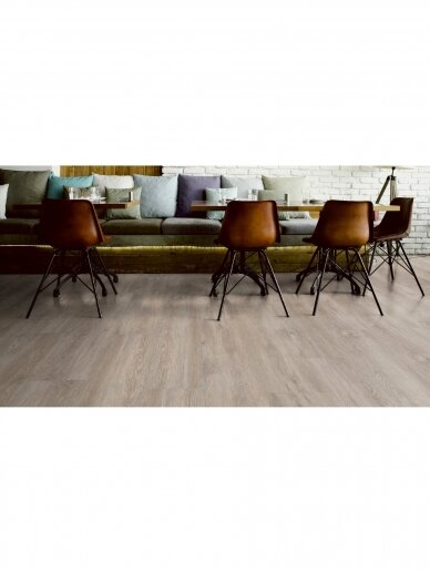 Ter Hurne LVT PRO vinilo grindys | Oak Oslo spalva - 1.2192 x 228.6 x 2.5/0.55 mm / 33 klasė 2